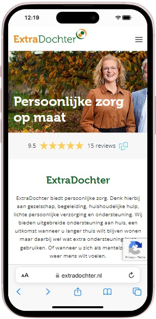Mobiele weergave van Extra Dochter
