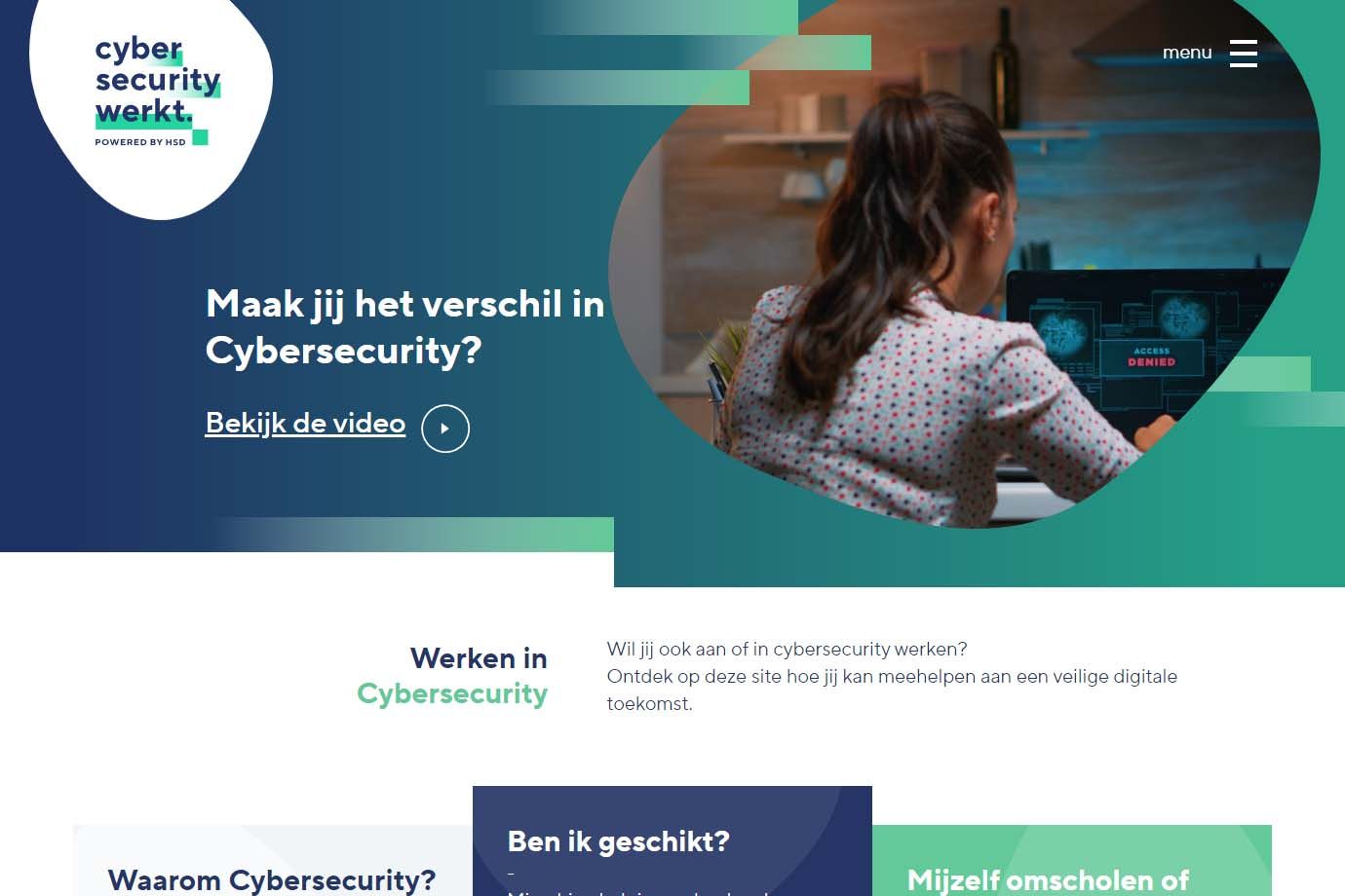 Website Cyber Security Werkt