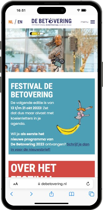 Mobiele weergave van De Betovering